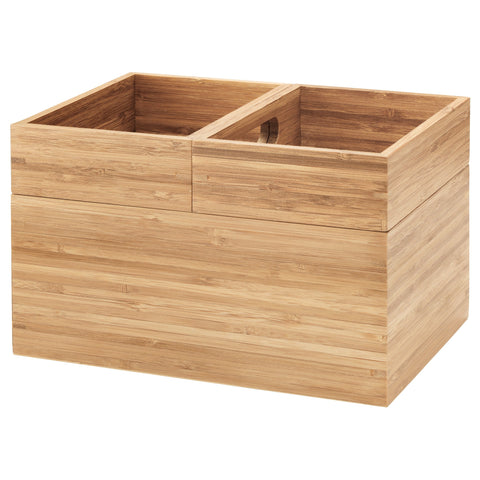 Boite 3 pieces en Bambou