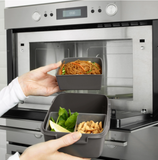 Boîte repas, gris Compatible micro-ondes