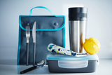 Boîte repas, gris Compatible micro-ondes