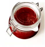 Bocal avec couvercle en verre transparent
