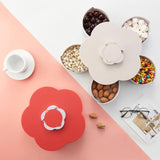 Jolie boîte à bonbons en plastique en forme de fleur