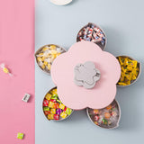 Jolie boîte à bonbons en plastique en forme de fleur