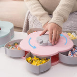 Jolie boîte à bonbons en plastique en forme de fleur